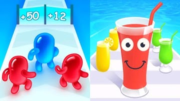 Join Blob Clash 3D vs Juice Run/ All Max Levels Gameplay Android,ios New Update