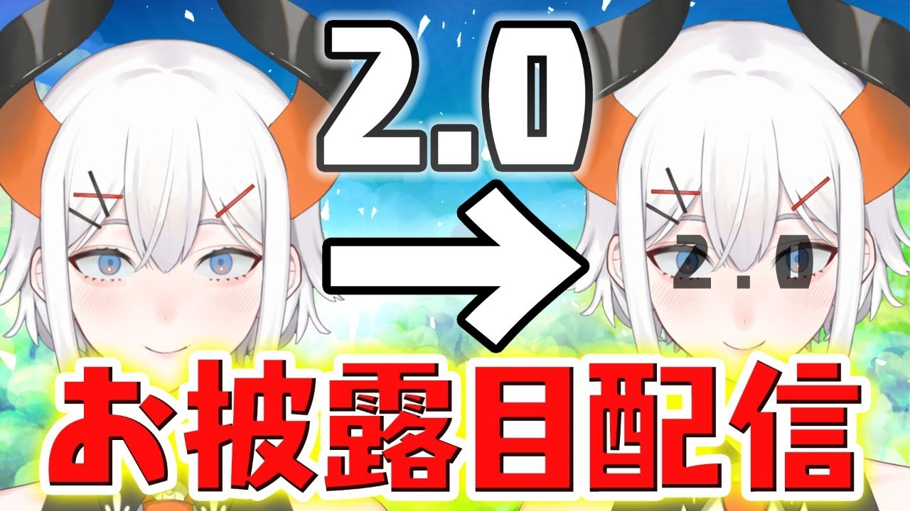 2 0お披露目 角の裏側まで見せちゃいまス にじさんじ レヴィ エリファ Youtube