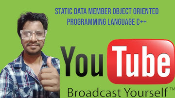 STATIC DATA MEMBER OBJECT ORIENTED PROGRAMMING LANGUAGE C++