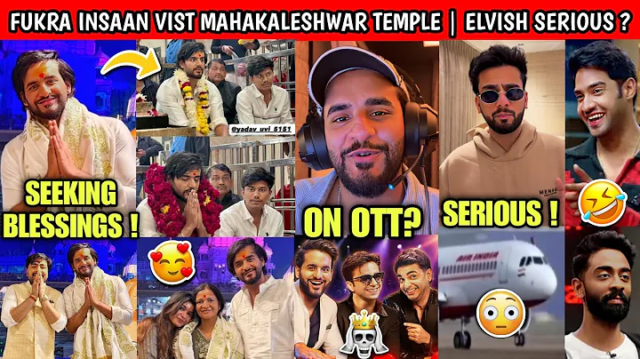 OMG!🥺 Fukra Insaan Vist Mahakaleshwar Temple With His Family | Fukra Show On Ott? | Elvish Serious !