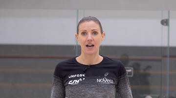 Squash tips: Attacking from the deep backhand with Laura Massaro - The two wall boast