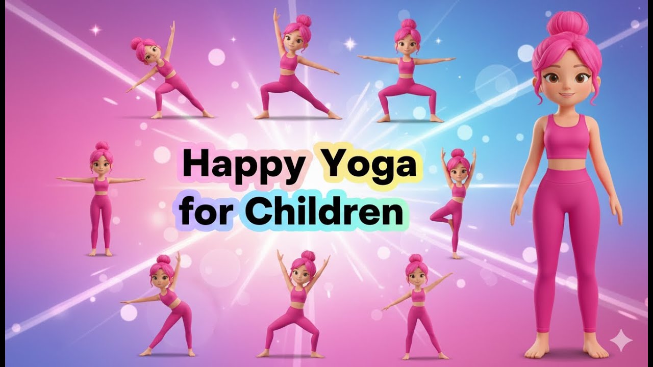 Rainbow Yoga Adventure  Imagination, Balance & Kpop music yoga