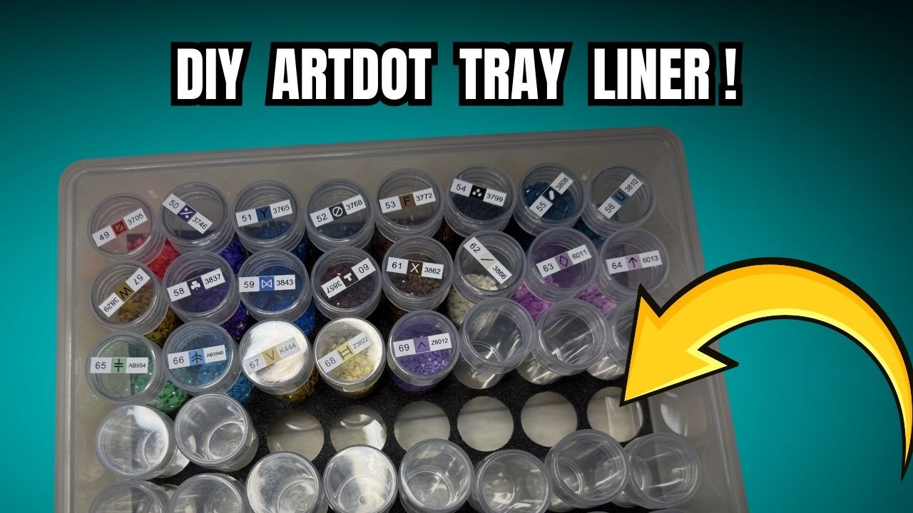 How I Made A Custom ArtDot Drawer Liner In Tinkered | WIP Parade & February Budget