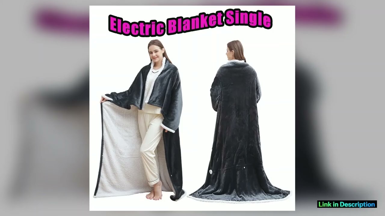 1PCS Auto Off Electric Blanket Single Size Smart Temperature Control Heating Pad for Adult Home