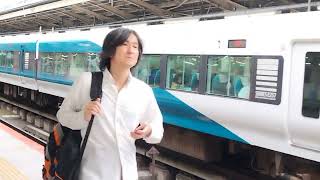E257系2000番台オオNA-03編成横浜駅発車
