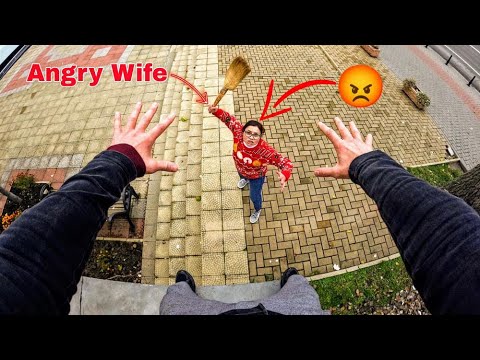ESCAPING ANGRY WIFE 2 Epic ParkourPOV Chase DumitruComanac Viral Funny Angry Youtubecreators