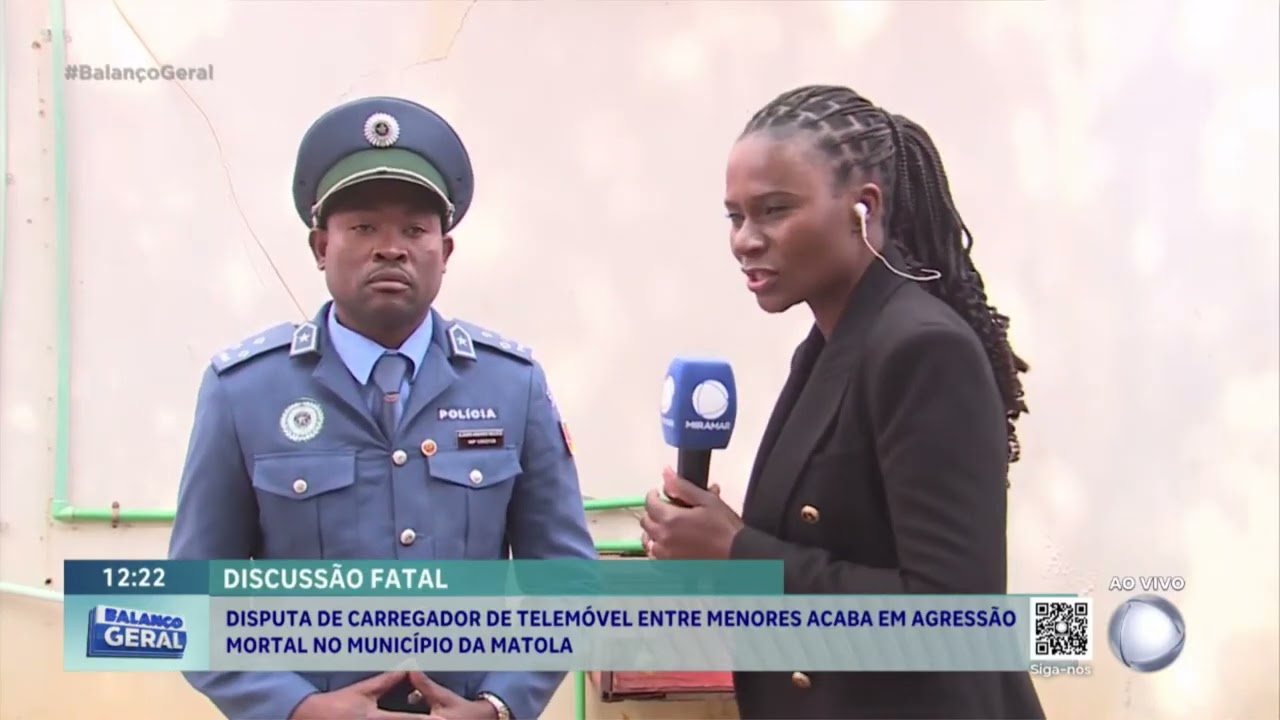 #BalançoGeral: Disputa por carregador de telemóvel entre amigos termina em morte @Portal FM | Fala Moçambique