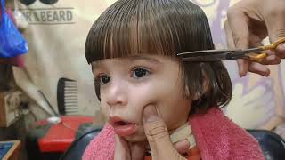 How Tow Haircut Baby Cut Hairstyle Cutting Baby Viral Video Girl Cut Chopper Cutting