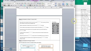 Blog 3 Word Processing Activities