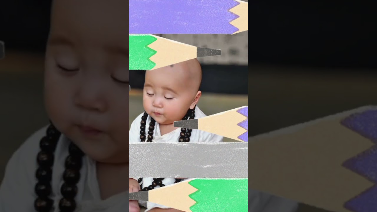 little monk so cute 💕💫🥰 new video monk 