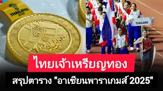 สรุปเหรียญ "อาเซียนพาราเกมส์ 2025" หลังปิดฉากการแข่งขันอย่างเป็นทางการ screenshot 5