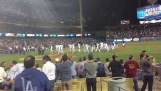 Matt kemps amazing catch to beat the giants 6-25-13