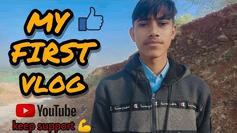 MY FIRST VLOG  ♥️  ||MY FIRST VIDEO ON YOUTUBE  || Rj 17 vlogs.