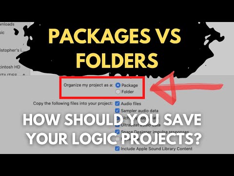 Package vs Folder - What's the Best Way to Save Your Logic Projects?