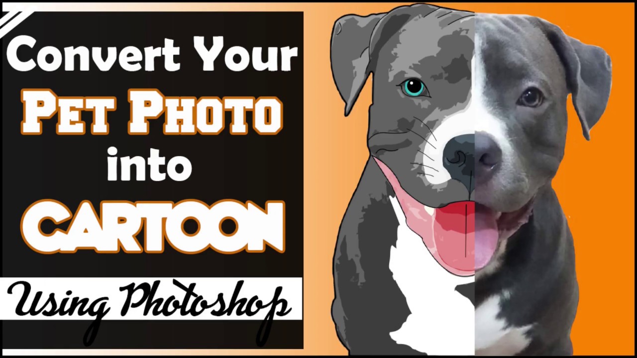 Convert your Pet photo into Cartoon using Photoshop (in Hindi) | Cartoon  Effect in Photoshop | 2020 - YouTube