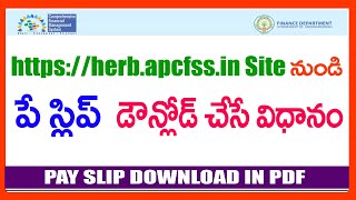 HOW TO DOWNLOAD AP EMPLOYEES PAY SLIP IN PDF IN PAYROLL HERB  SITE - AP EMPLOYEES PAY SLIP DOWNLOAD screenshot 4