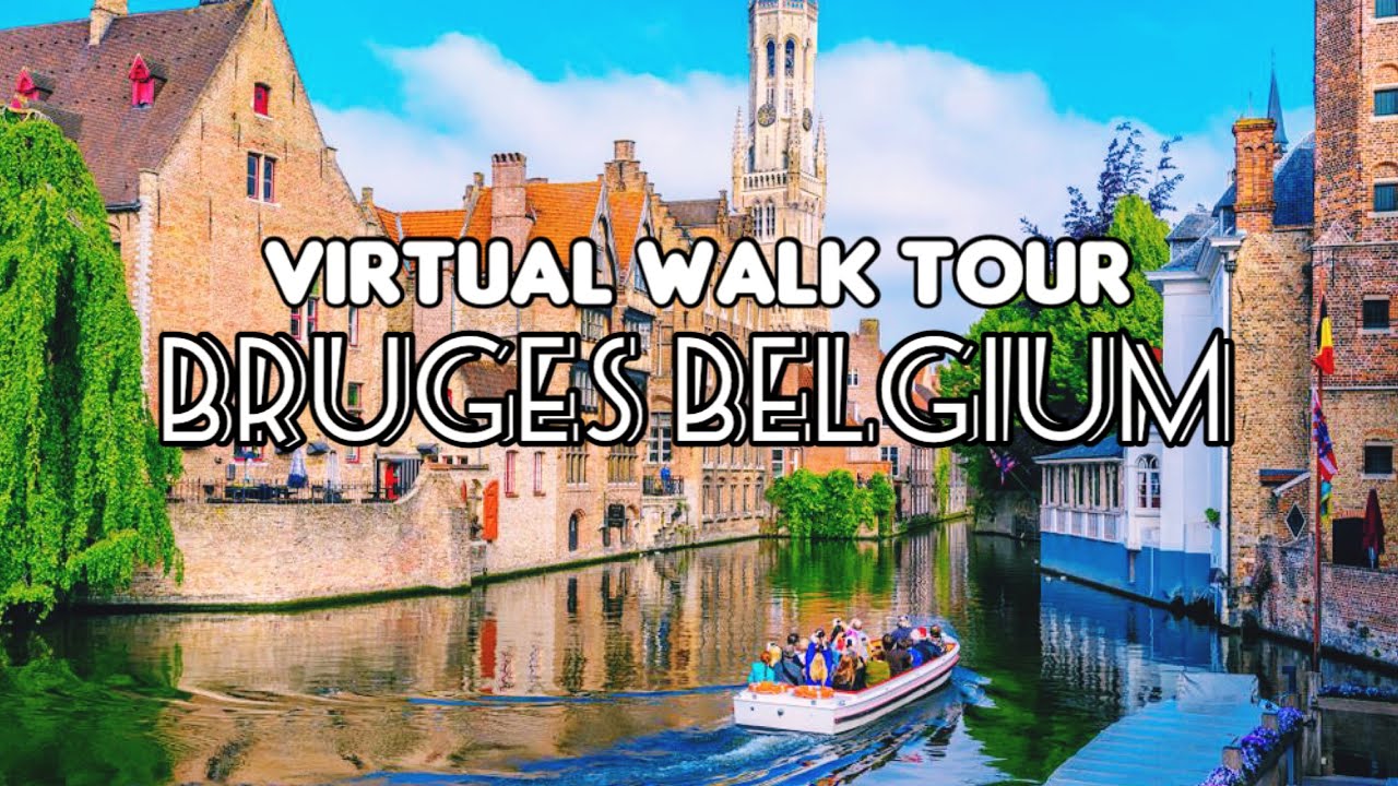 4K VIRTUAL WALK TOUR - Bruges Belgium