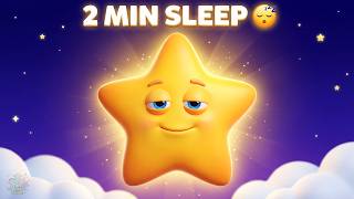 Stop Crying Baby 🌙  Twinkle Twinkle Calm &amp; Slow ⭐ Sleep Under 2 Minute 🌙 Tiny Muslims Club