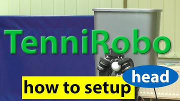 How to setup ball parameters: TenniRobo mobile app