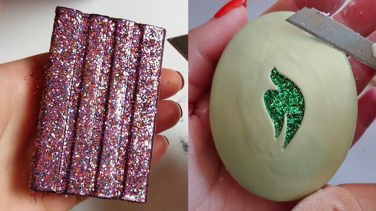 Soap Carving ASMR Relaxing Sounds no talking Satisfying ASMR Video