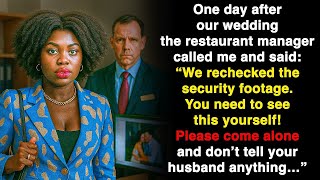 The restaurant called: "You need to see the footage. Come alone, don’t tell your husband!"