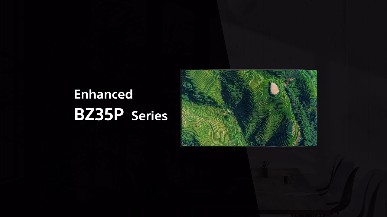 Видеоролик о профессиональном дисплее Sony BRAVIA серии BZ35P 2026 года | Официальный сайт Sony