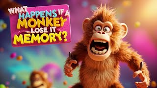 What Happend If Monkey Lose Its Memory Nurseryrhymes Kids Poem Kids Songs Animatedpoem Cocomelona