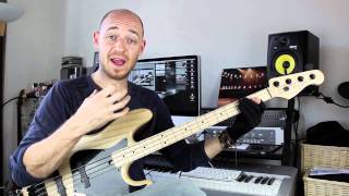 Ghost Notes Pt1 - Bass Lesson With Scott Devine L