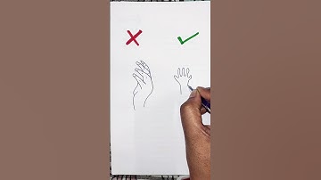 how to draw hands in 1 minute #shorts #drawing