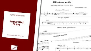 R. Matosinhos - Miniatures op.89b for Tenor Wagner Tuba (or Horn) & Piano