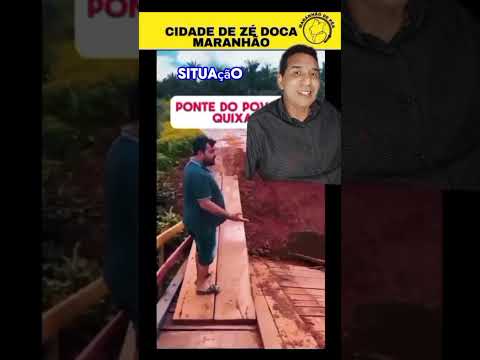 Ponte Reformada Há Menos de 4 Meses Cai no Povoado Quixaba, Zé Doca, Maranhão, após Fortes Chuvas