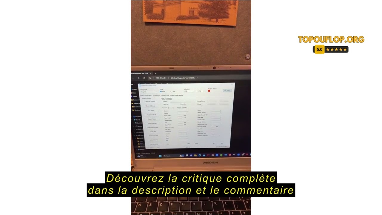 Avis sur la vretti 4x6 Thermal Label Printer, USB Thermal Printer for Shipping and Office, Compatibl