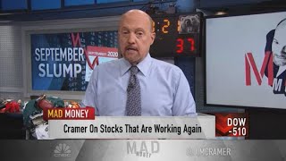 Jim Cramer breaks down the stay-at-home stocks investors should buy as Covid-19 concerns grow