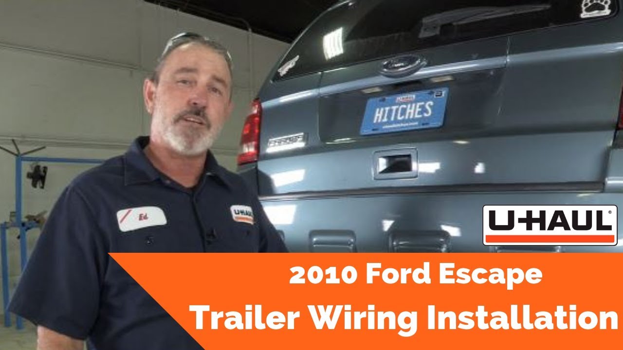 2010 Ford Escape Trailer Wiring Installation Youtube