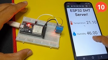 ESP32 DHT Web Server Project