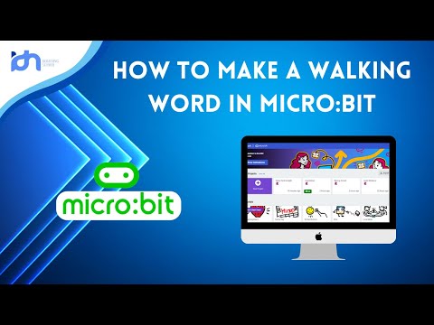 How To Make A Running Text / Walking Word In Microbit