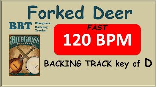 Forked Deer 120 bpm bluegrass backing track