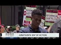 Juneteenth Day of Action held at Federal Plaza