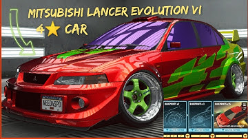Mitsubishi Lancer Evolution Vi Stage4⭐Car|Event Completion Car| Pr + Modshop & Customization| NFS NL