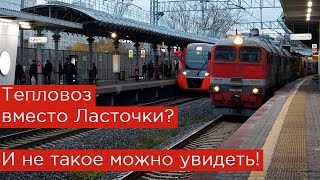 Тепловоз вместо Ласточки? И не такое можно увидеть!