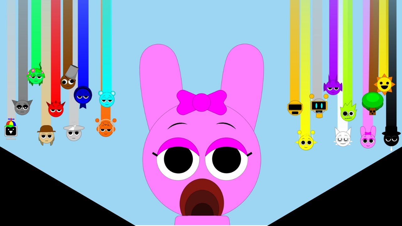 Who Can Survive Pinki’s Race Track?!🌷🏁 | INCREDIBOX SPRUNKI Marble Race #128