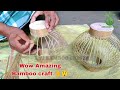 Wow Amazing 👌😲👌 How to make Bamboo Globe hanging lamp. 🛋️