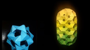 Honey Comb and PHiZZ units (Origami)