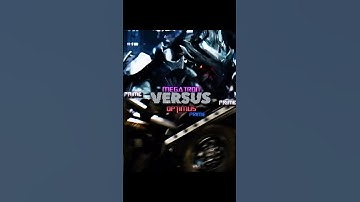 Megatron VS Optimus Prime #transformers #edit #wis