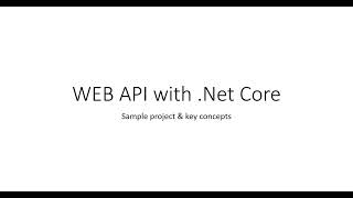 Web Api - Sample Project