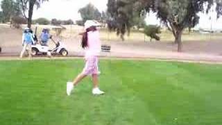 Jasmine Teeing Off