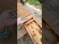 Marble Run ASMR : Handmade Wooden Slope & Wooden Bucket #asmr #marblesrace