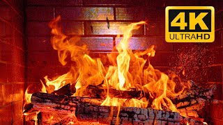 Beautiful Fireplace Burning &amp; Crackling Fire Sounds 🔥 Cozy Fireplace 4K 10 Hours | Sleep, Relaxation