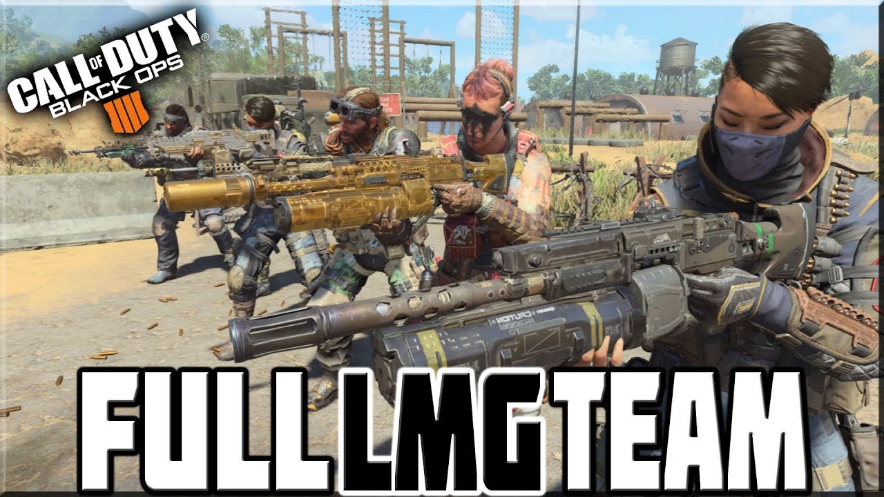 FULL TEAM OF LMGs ON BLACK OPS 4 IS UNFAIR!