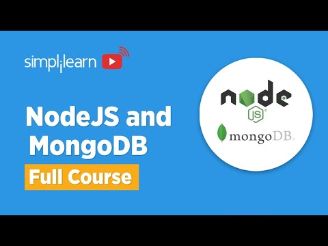 🔥NodeJS And MongoDB Full Course 2021 | Node.js And MongoDB Tutorial For Beginners | Simplilearn